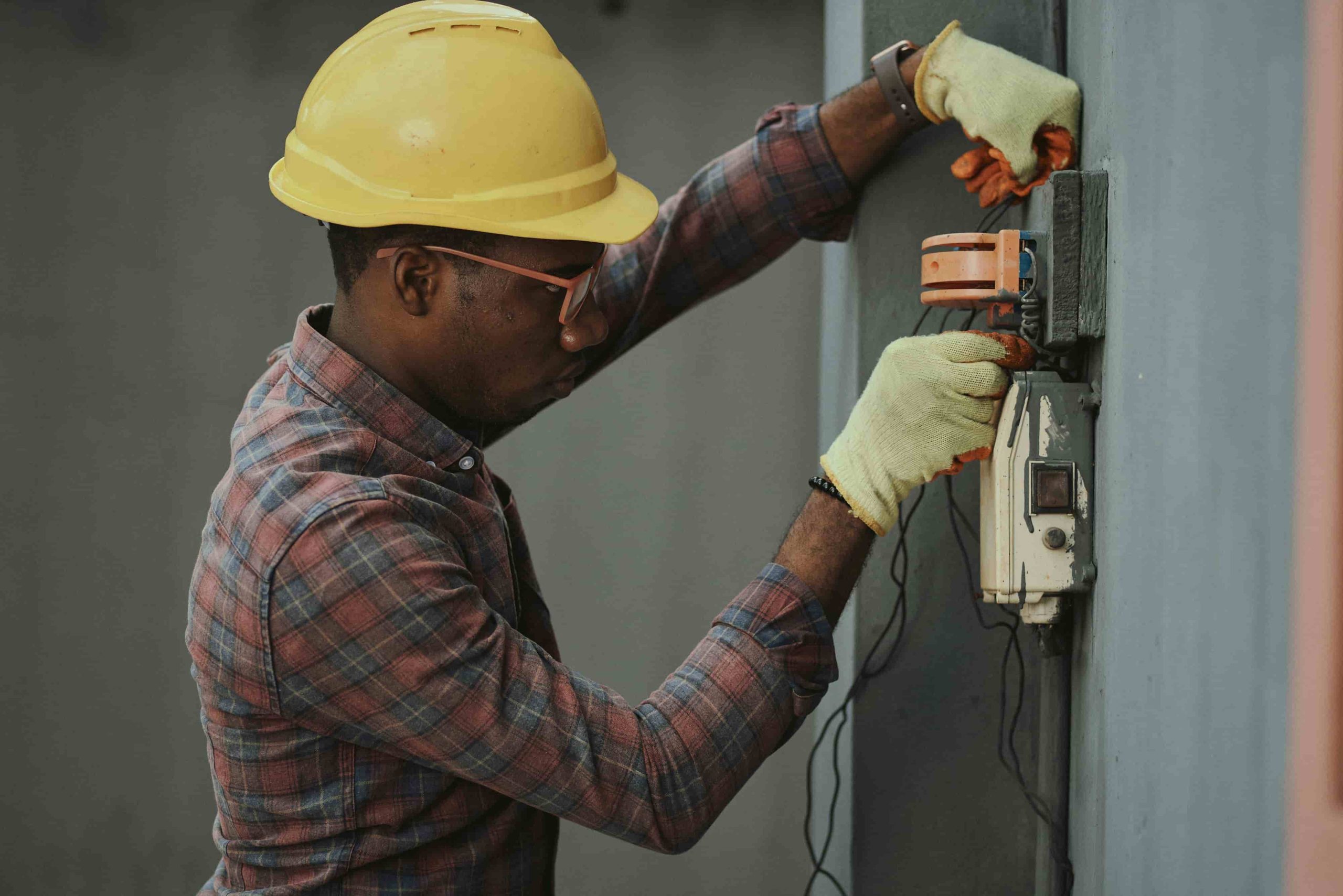 electrician at work